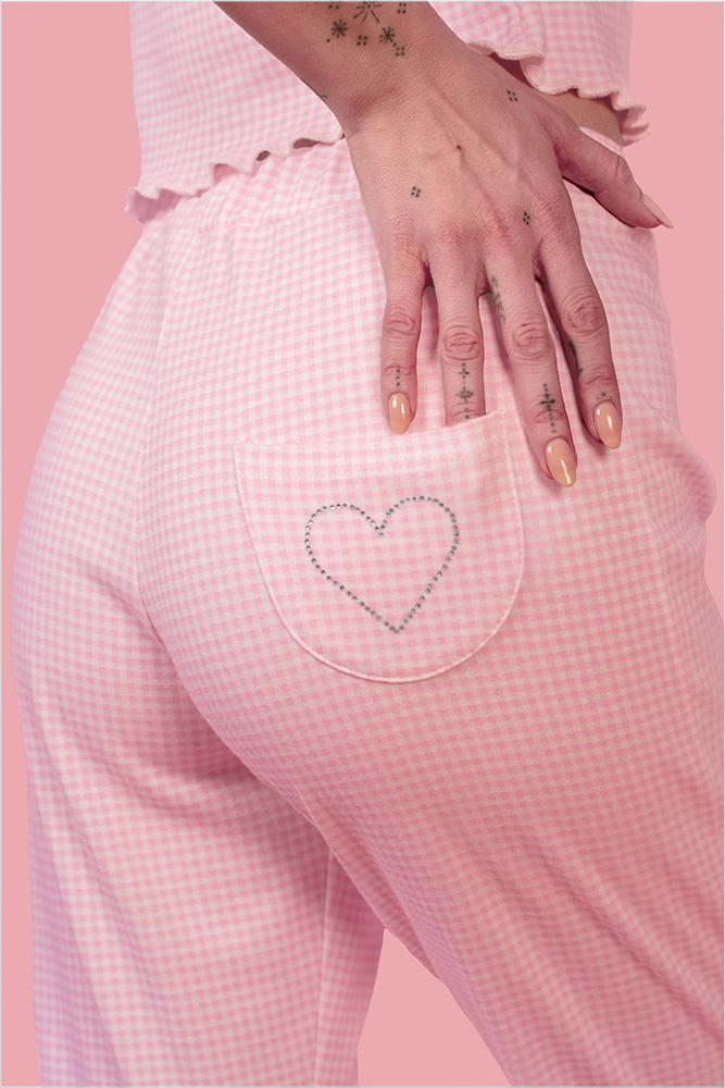 Pink Gingham- Goddess Set - Evewear