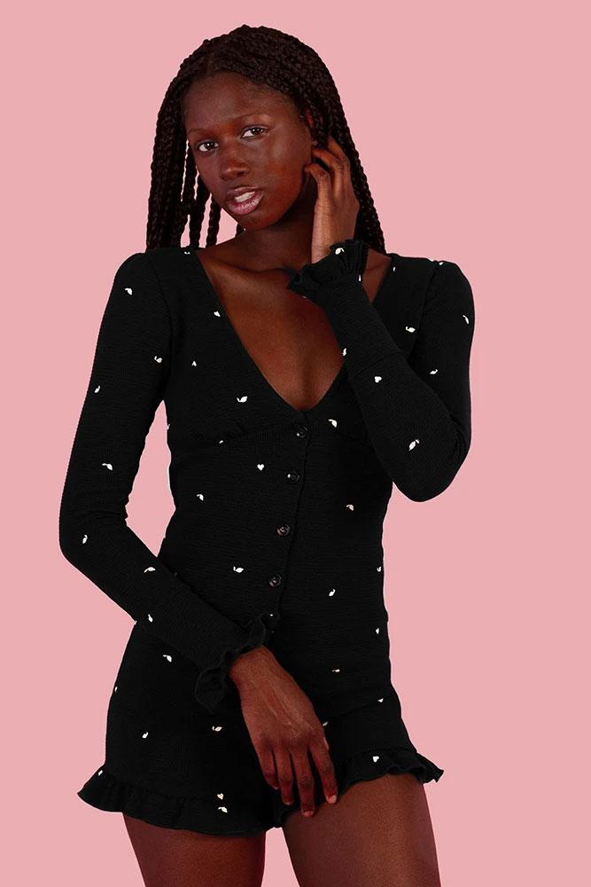 Black/Lemon- The Main Squeeze - Evewear